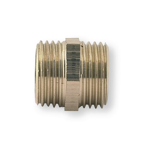 Mamelon mâle-mâle de raccordement filetage gaz 3/4 x 3/4